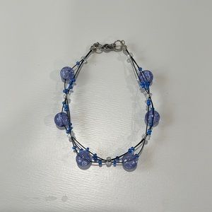 Blue stones bracelet